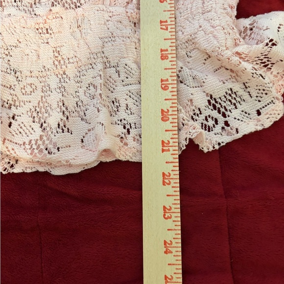 Nine West Blush Lace Blouse - Picture 5 of 8